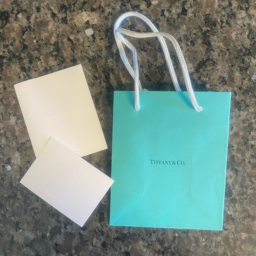 Tiffany & Co. Bag with White Cards